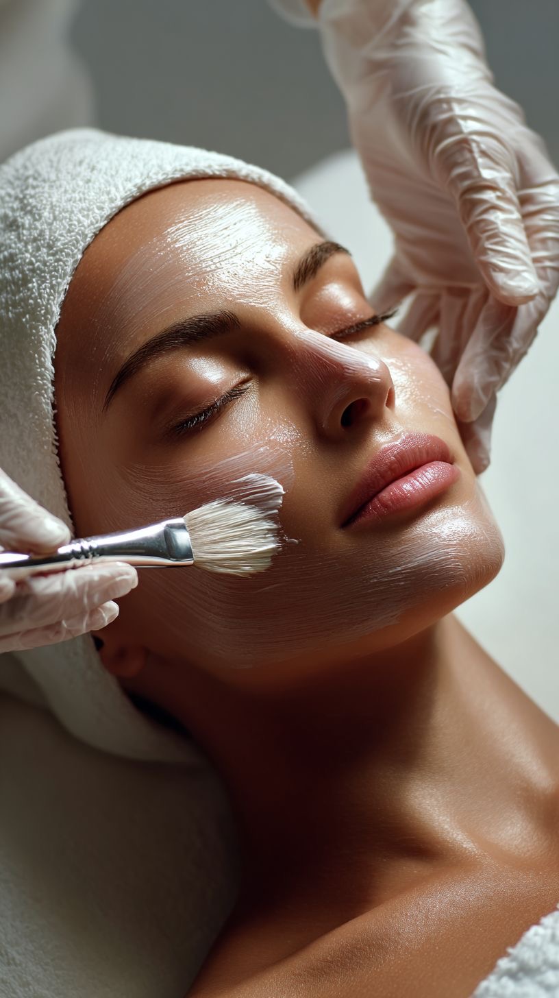 Skin treatment at Lumina Aesthetics
